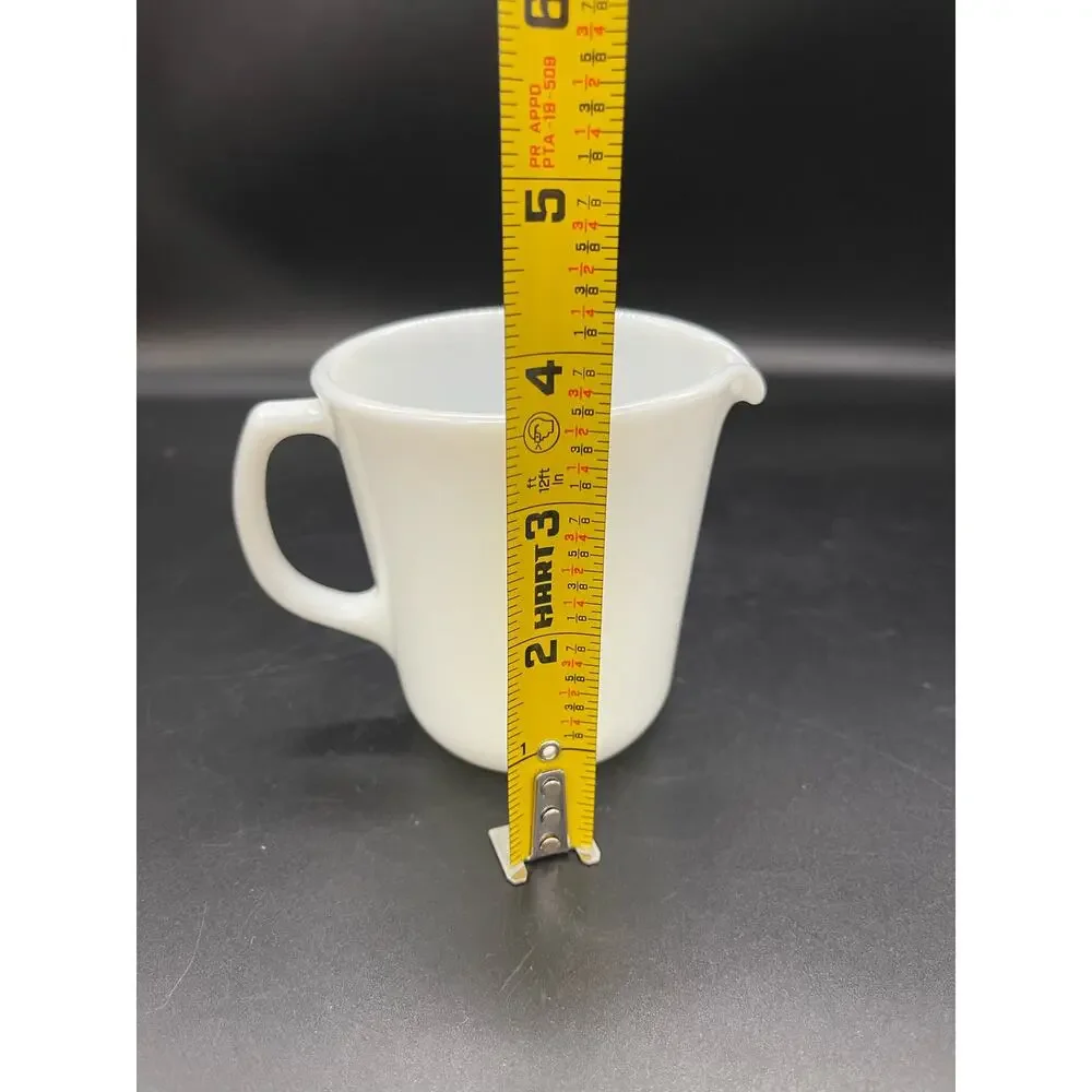 Vintage Pyrex Milk Glass Creamer 3.5
